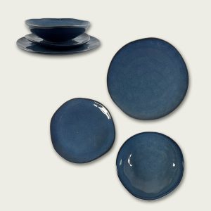 Piatto Linea Alternative Reactive Blu