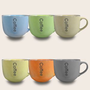 Tazza Jumbo Colori Assortiti  Ø 11 – H 9 cm