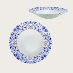 Piatto Pasta Bowl In Ceramica Decoro Anacapri