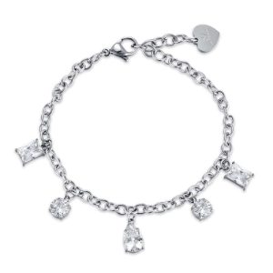Bracciale con Cristalli Bianchi – Luca Barra
