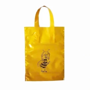 Busta regalo gialla con ape, confezione 25 pezzi, 17*24h cm