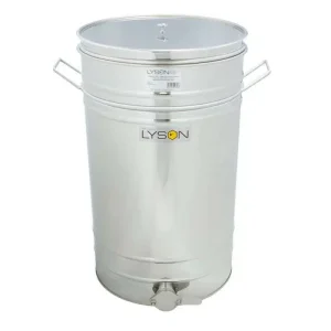 Maturatore 150L-210kg con valvola Inox, manici e prefiltro inox Lyson