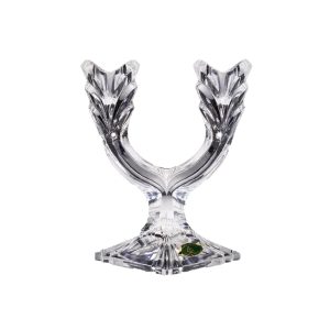 Candelabro 2 Fiamme Cristallo Bougie