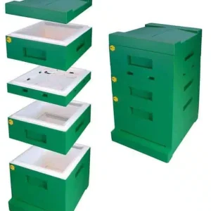 Arnia 10 favi cubo POLISTIRENE compatto mod. Lyson con doppio melario