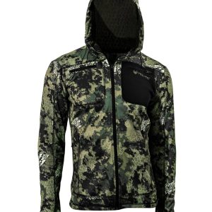Hoodie Thon Softshell Camo/Black