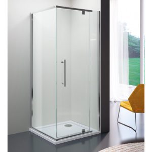 Box doccia Alnis 150×75 con Cristallo trasparente