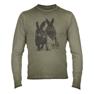 T-Shirt Lepre Manica Lunga